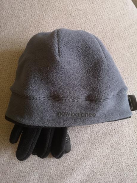 New balance pánska obojstranná čiapka+rukavice s-m, new balance,m / s