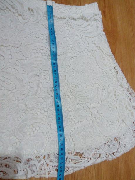 Krémová sukňa, amisu,34