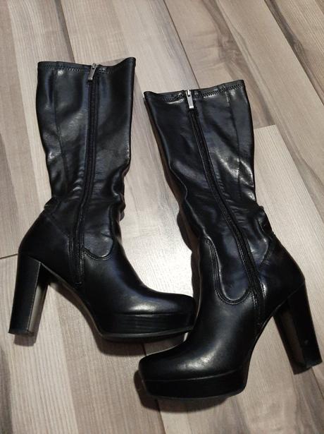 Čižmy kožené, lasocki,37