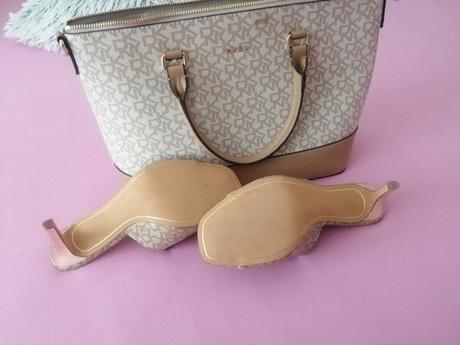 Dkny béžové v. 39/40 vsuvky, dkny,40