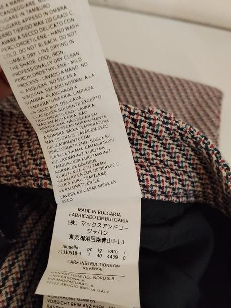 Max&co. elegantné vzorované nohavice, 36