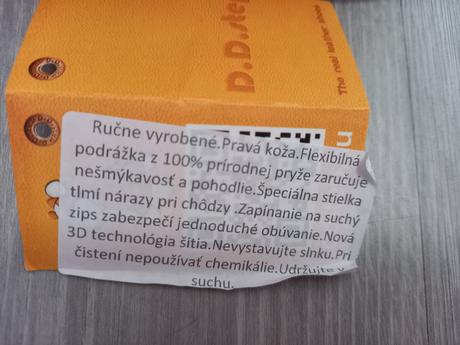 Kožené topánky d.d step, d.d.step,24