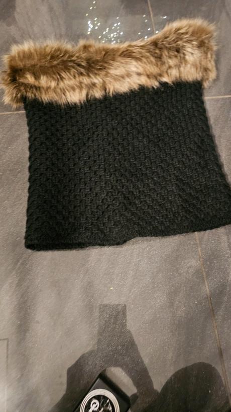 Šál s kožušinou,