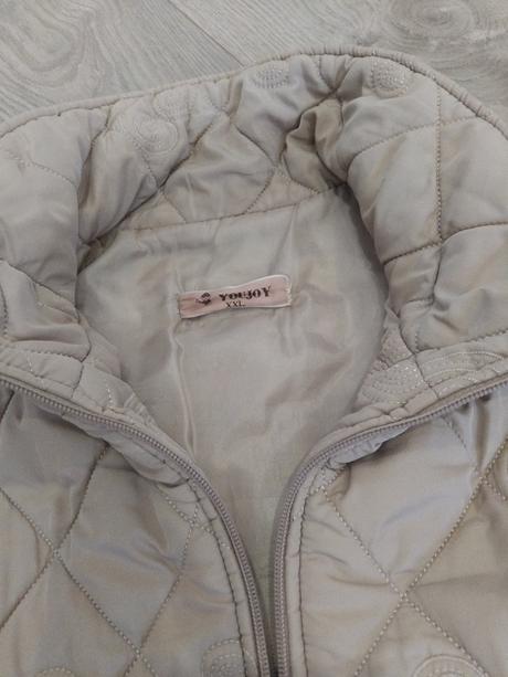 Krémová vesta xxl, xxl