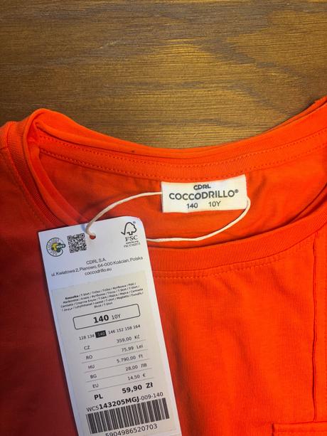 Nové s visačkou, coccodrillo,140