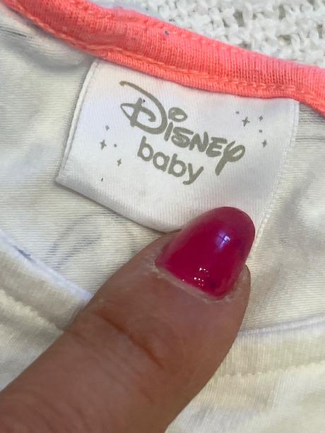 Dievčenské šaty minnie bielo tmavomodré (68), disney,68