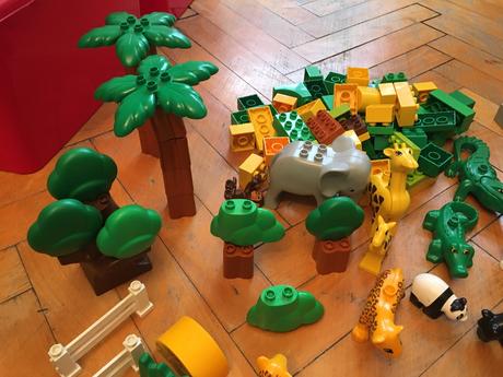 Lego duplo šelmy velka sada -gepard, puma +kocky, 