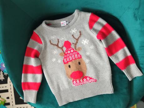 Vianočný sveter svetrík sob, miniclub,86