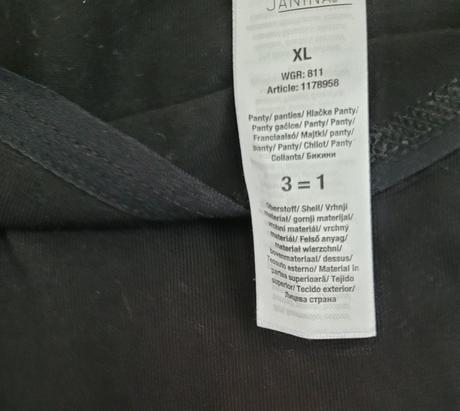 Čierne nohavičky 2x, xl