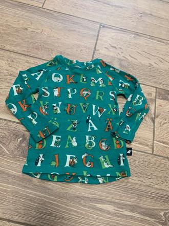 Reima moomin termoprádlo, merino tričko 80/86, reima,80