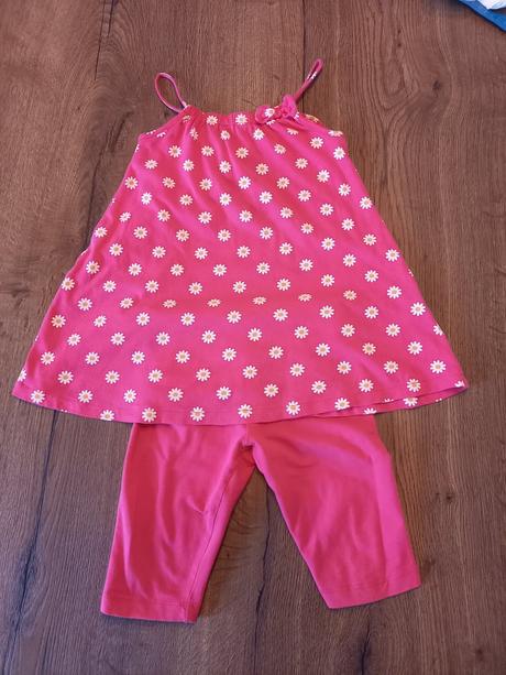 Šaty s legínami pre malú parádnicu, lupilu,98