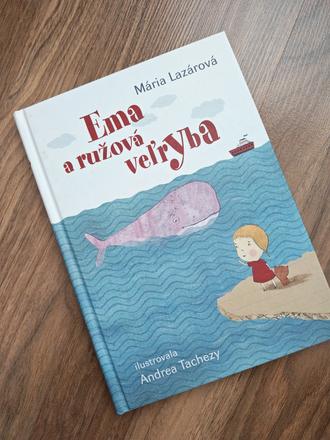 Kniha "ema a ružová veľryba",