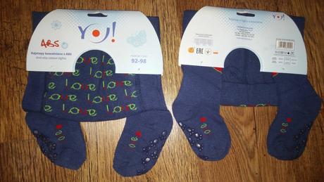 Bavlnené pančuchy s abs, 92 / 98