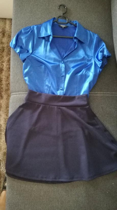 Saténová blúzka, papaya,38