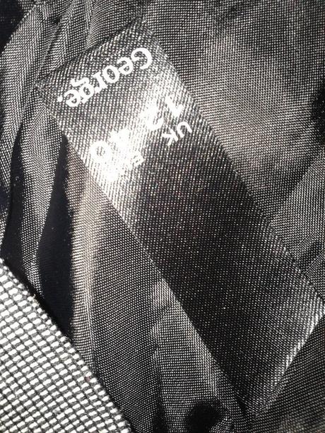 Sivo-čierne prskané šaty george veľ. 38/40, george,m