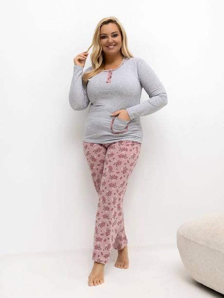 Dámske bavlnené pyžamo pre moletky, 4xl / xl / xxl / xxxl