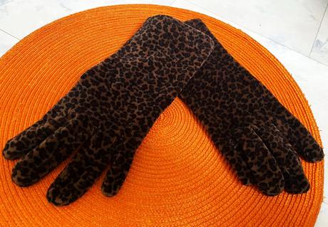 Elastické zamatové rukavice, xl