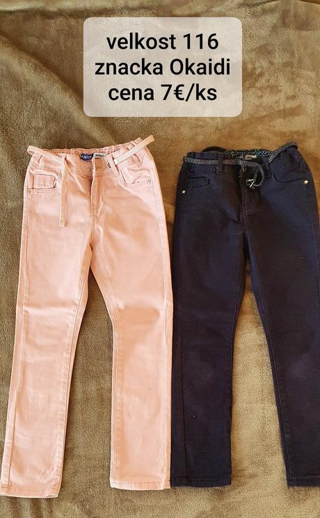 Dievčenské nohavice, 116