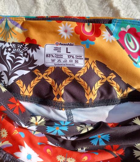 Športová súprava fusakle crop top+legíny veľ.l, l