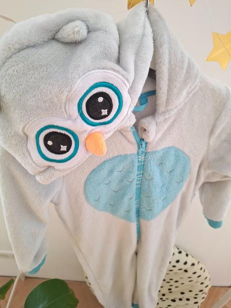 Flísový overal sova, 122