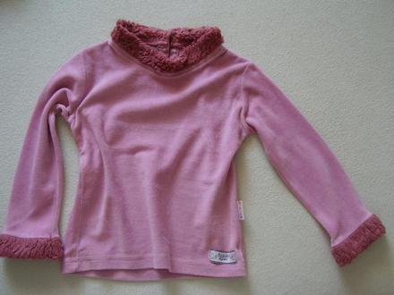 Ružová mikina zn. bobito kids na 3-4 roky, 104
