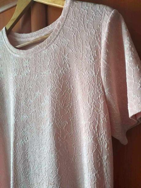 Minišaty, lososová/marhuľková farba, v. 42/44/xl, l