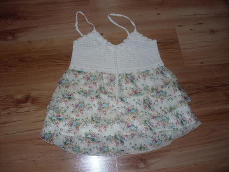 Blúzka /blúza/tričko na ramienka zn.fashion club, l