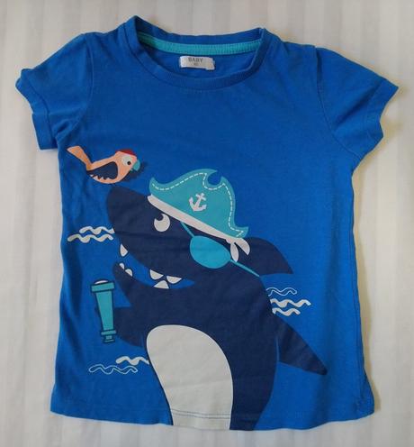 Chlapčenské modré tričko s motívom, baby, baby,86