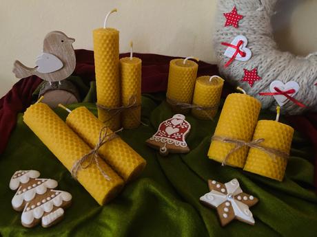 Sviečky handmade, 