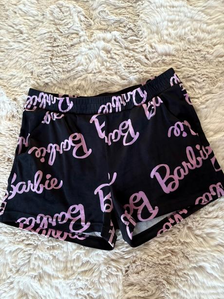 Zamatové kratasky, barbie,xl
