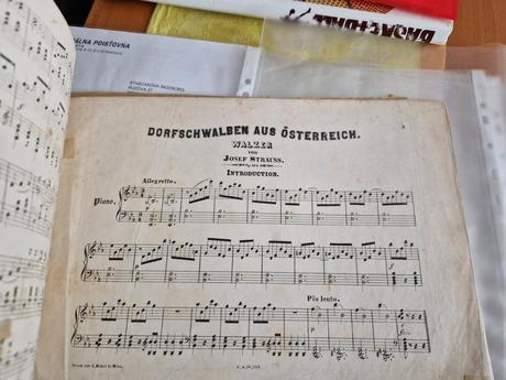 Noty 140rocne straus,