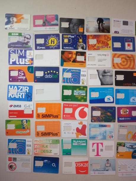 Gsm sim karty, 