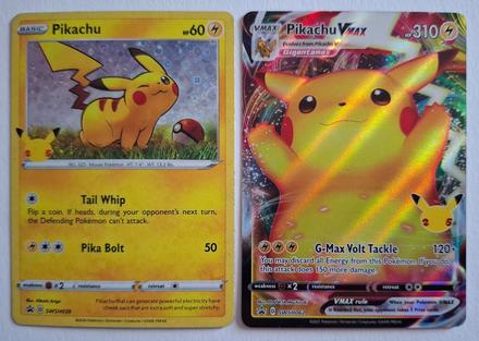 Pokémon karty "celebrations" (3),