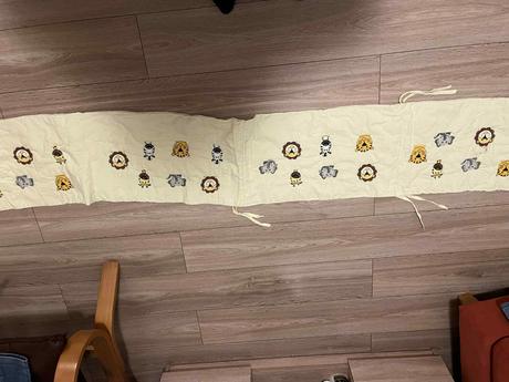 Bavlnený mantinel do detskej postielky, šírka (cm): 35,dĺžka (cm): 220