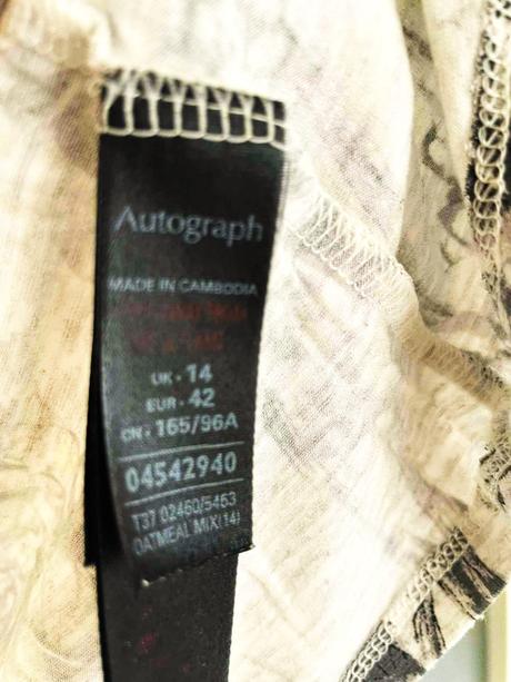 Kvetované triko s krajkou, l