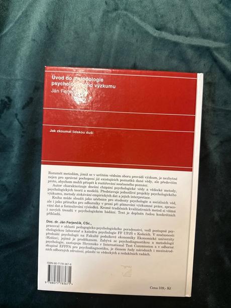 Úvod do metodologie psychologického výskumu, 