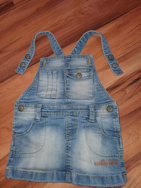 Top suknicka s trakmi 6-12m, 74