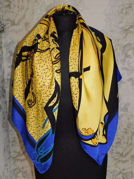 Art collection kvalitná luxusna hodvabna šatka, xl