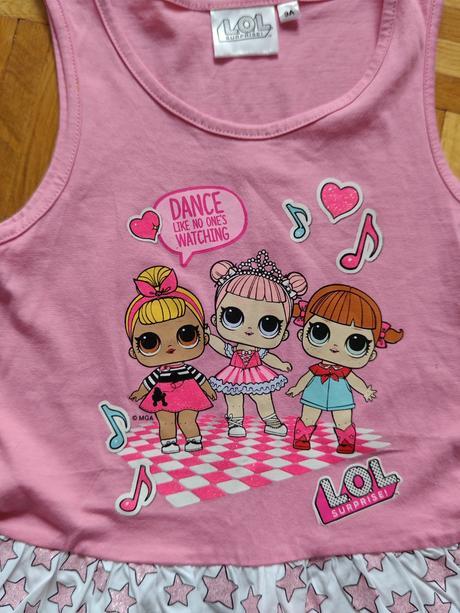 Lol krásne dievčenské šaty, disney,122
