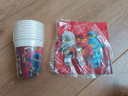 Servitka a pohare ninjago,