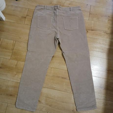 Bavlnené zamatové elastické rifle/nohavice, tchibo,48