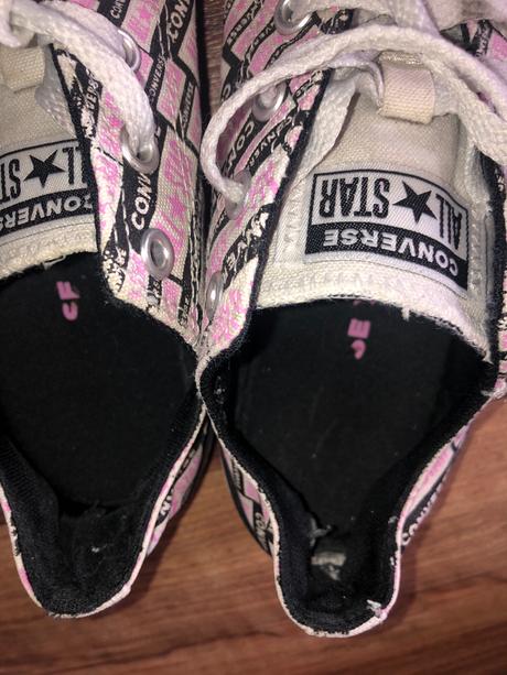 Plátenky, converse,38