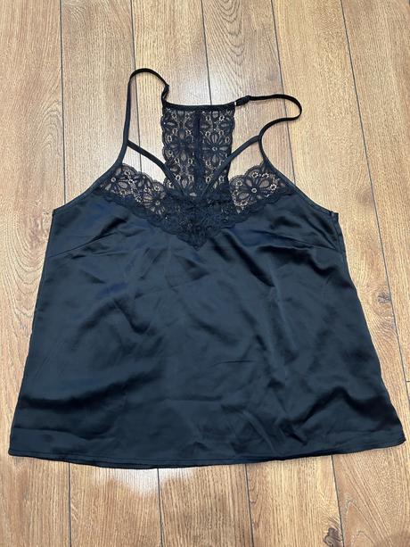 Čierny čipkovaný top, new yorker,s