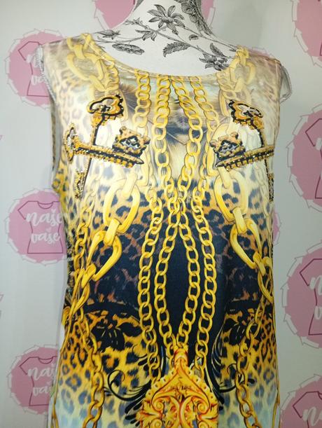 Zdobené elastické šaty, l