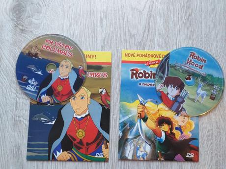2 dvd krištof kolmbus a robin hood,