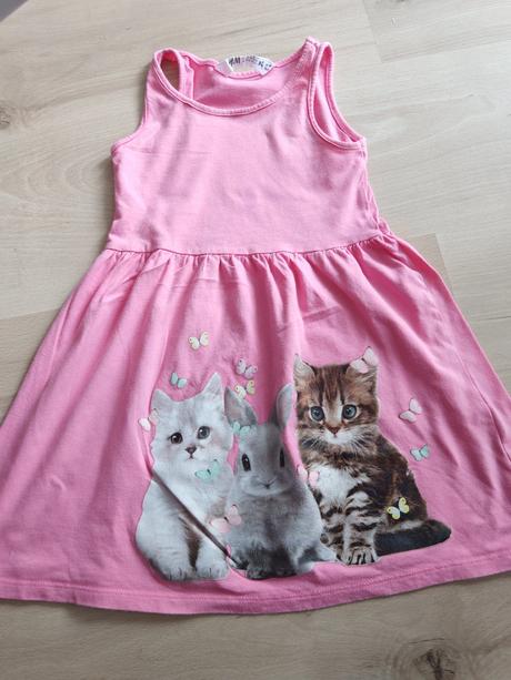 Detske saty h&m 110/116 len 1 x oblecene, h&m,116