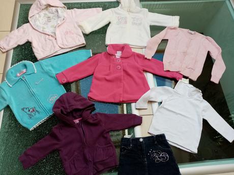 Balík mikiniek pre dievčatko 86-92-98, 86–98