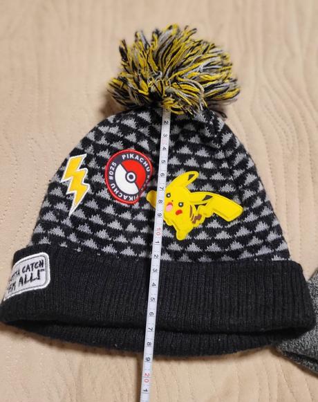 Zimná čiapka pikatchu na 7-10 rokov, 128