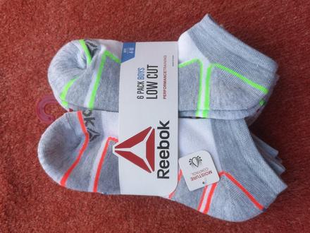 Reebok ponožky 6ks veľkosť 36-42, reebok,36 - 42