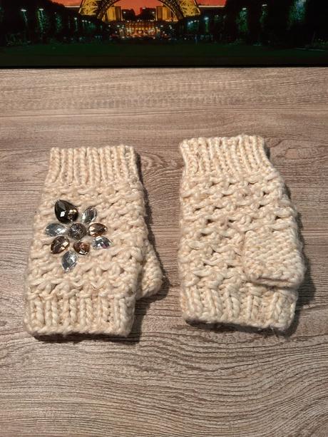 Čiapka úpletová + rukavice, 134